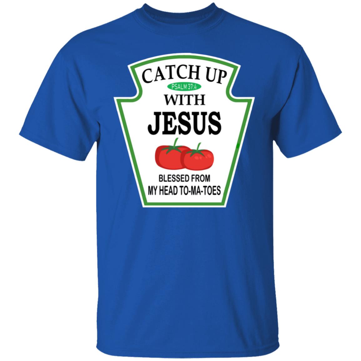 Catch Up With Jesus Hoodie Funny Religious T Shirt NWT WBMTEE