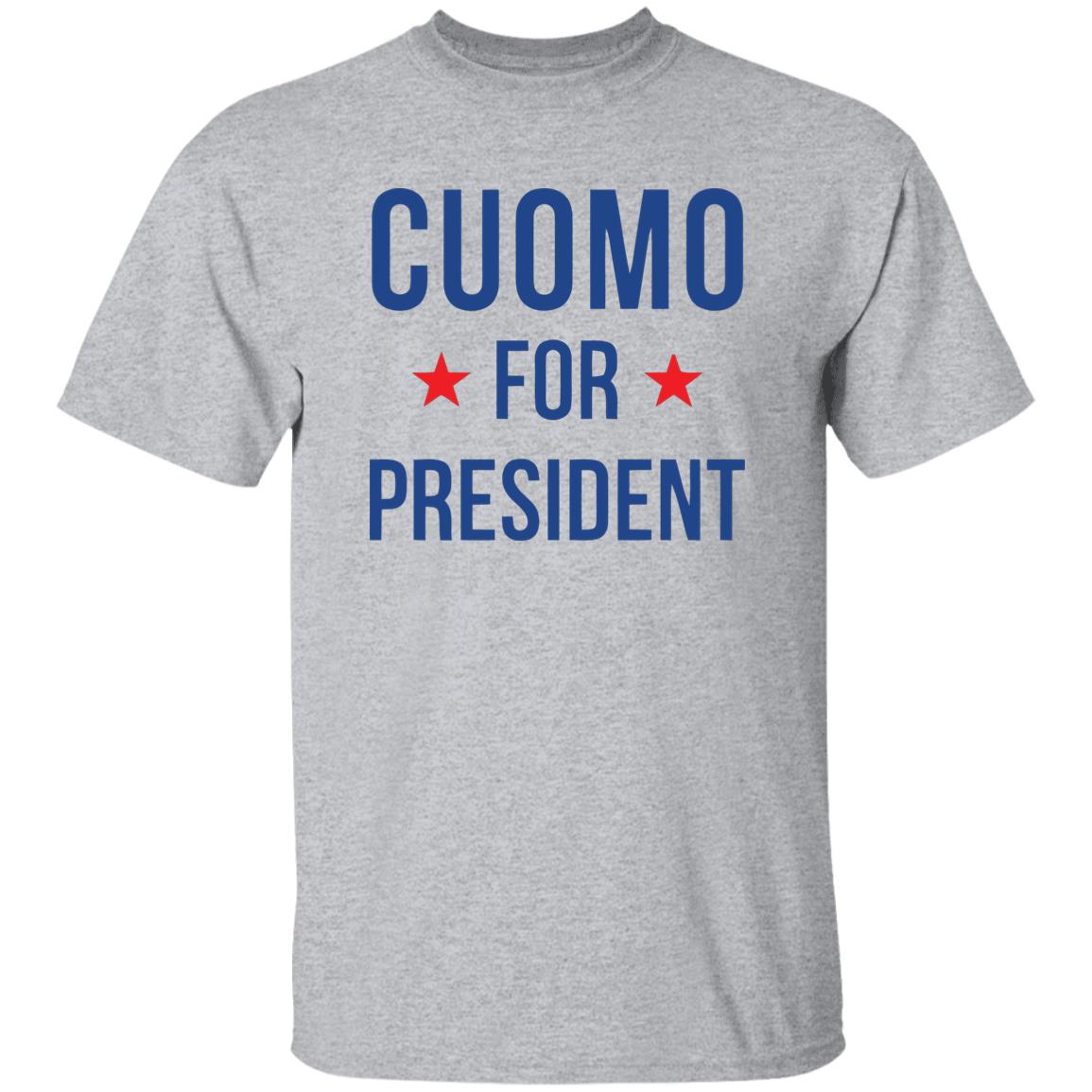 New York Governor Andrew Cuomo for president T-Shirt white shirts clothing plus size New York Governor Andrew Cuomo for president T-Shirt white shirts clothing plus size