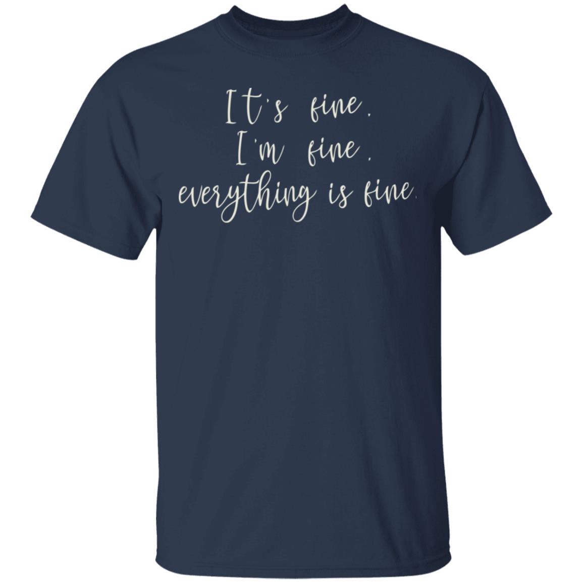 Its Fine Im Fine Everything Is Fine Shirt Custom Vinyl T-Shirt Wellove Its Fine Im Fine Everything is Fine Shirts for Women Novel Cute Saying Casual Letter Print Tee Tops Its Fine Im Fine Everything Is Fine Shirt Custom Vinyl T-Shirt Wellove Its Fine Im Fine Everything is Fine Shirts for Women Novel Cute Saying Casual Letter Print Tee Tops