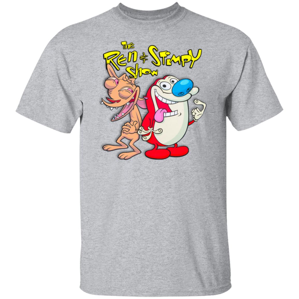 Ren And Stimpy Shirt TV Cartoon Graphic White T Shirts Ren And Stimpy Shirt TV Cartoon Graphic White T Shirts