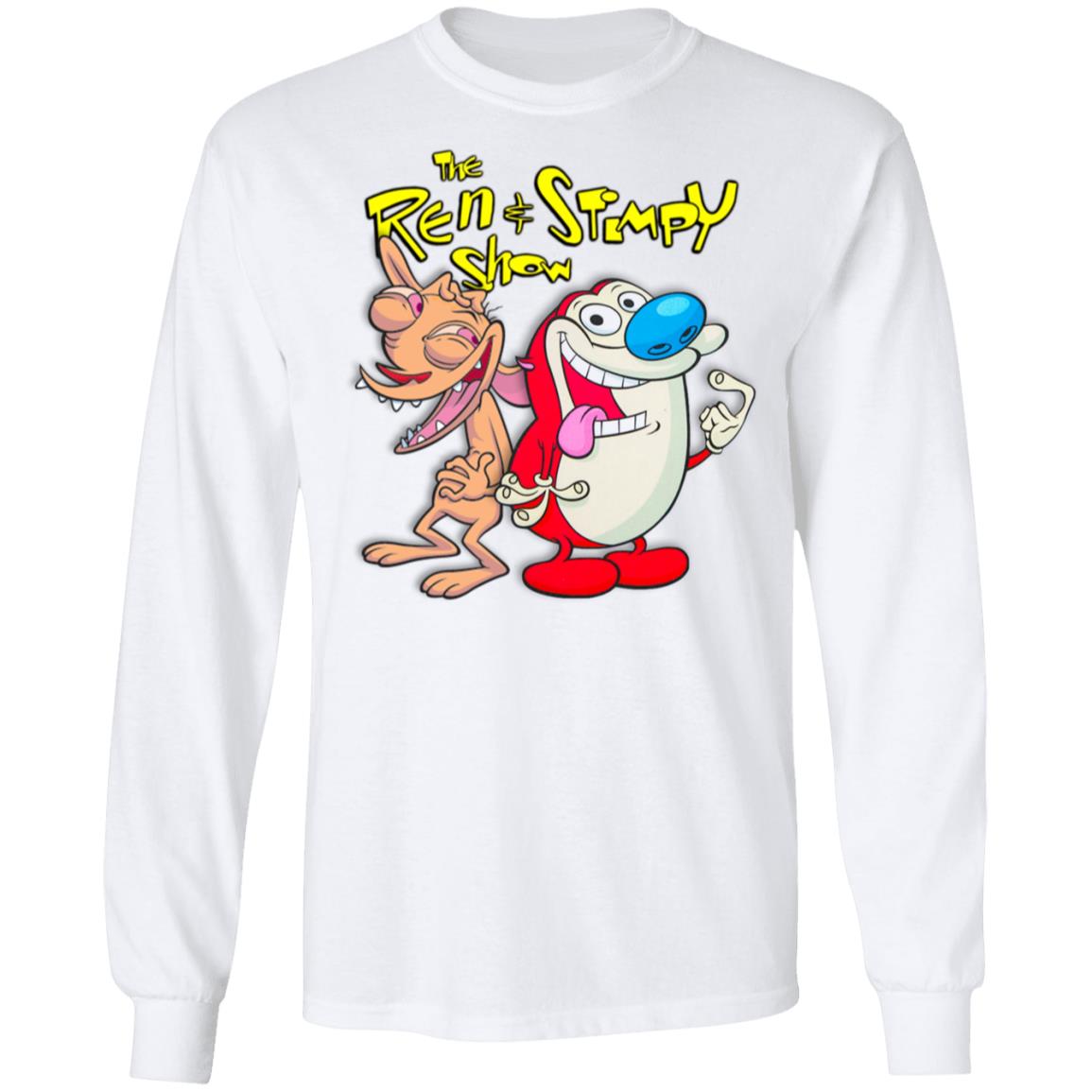 Ren And Stimpy Shirt TV Cartoon Graphic White T Shirts Ren And Stimpy Shirt TV Cartoon Graphic White T Shirts