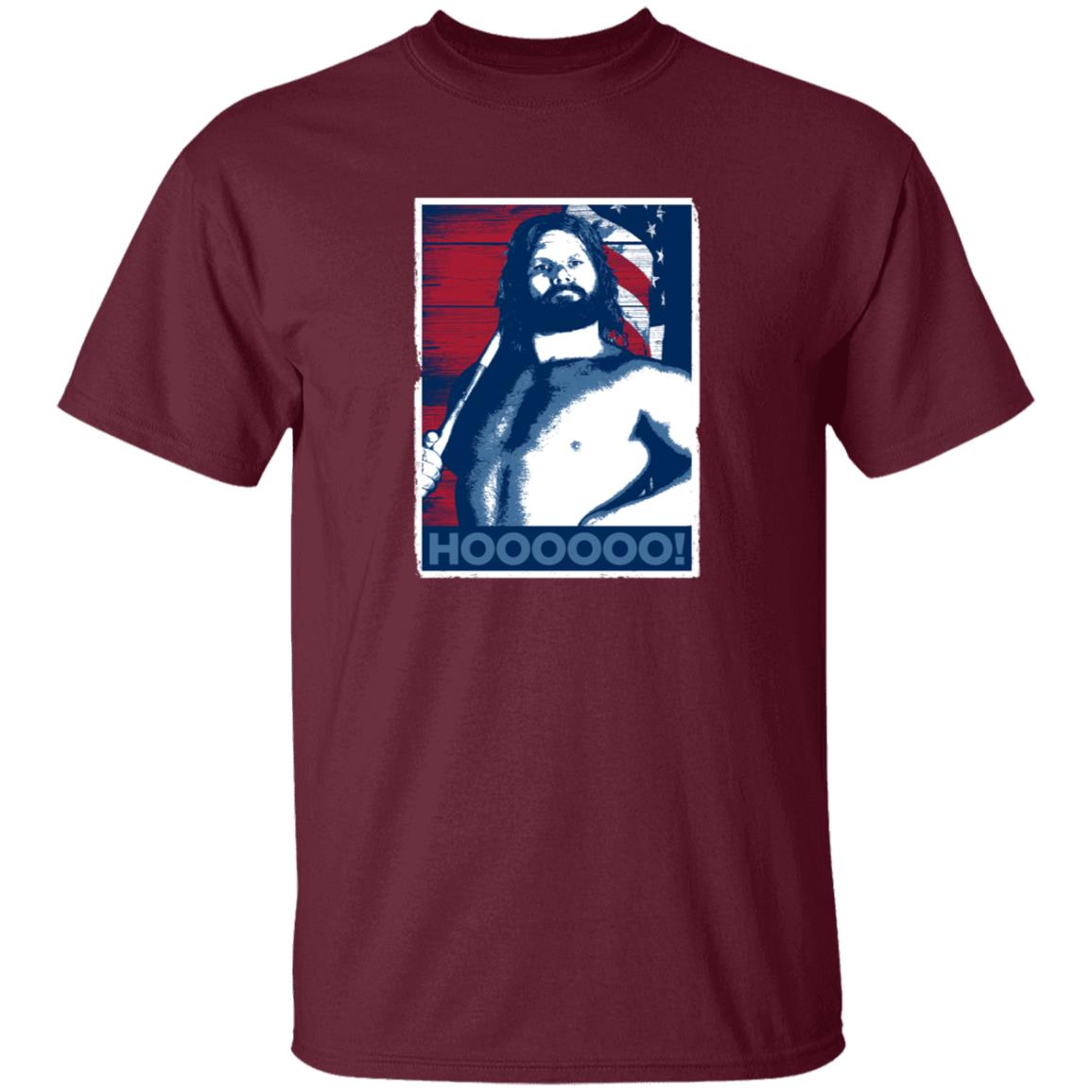 Hacksaw Jim Duggan Merch Hoooooo! Black T Shirt Hacksaw Jim Duggan Merch Hoooooo! Black T Shirt