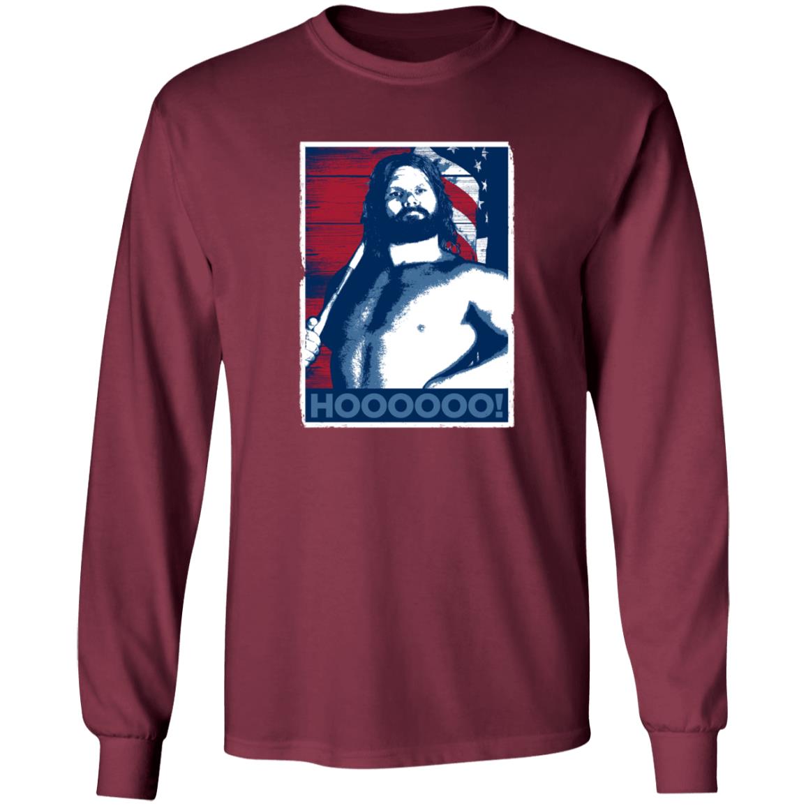 Hacksaw Jim Duggan Merch Hoooooo! Black T Shirt Hacksaw Jim Duggan Merch Hoooooo! Black T Shirt