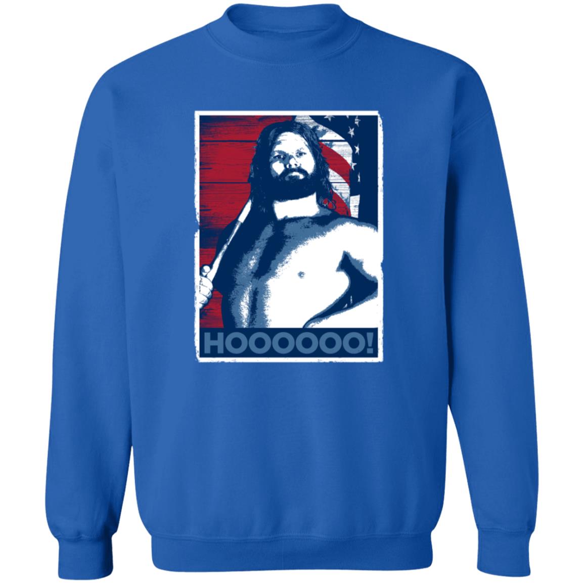 Hacksaw Jim Duggan Merch Hoooooo! Black T Shirt Hacksaw Jim Duggan Merch Hoooooo! Black T Shirt