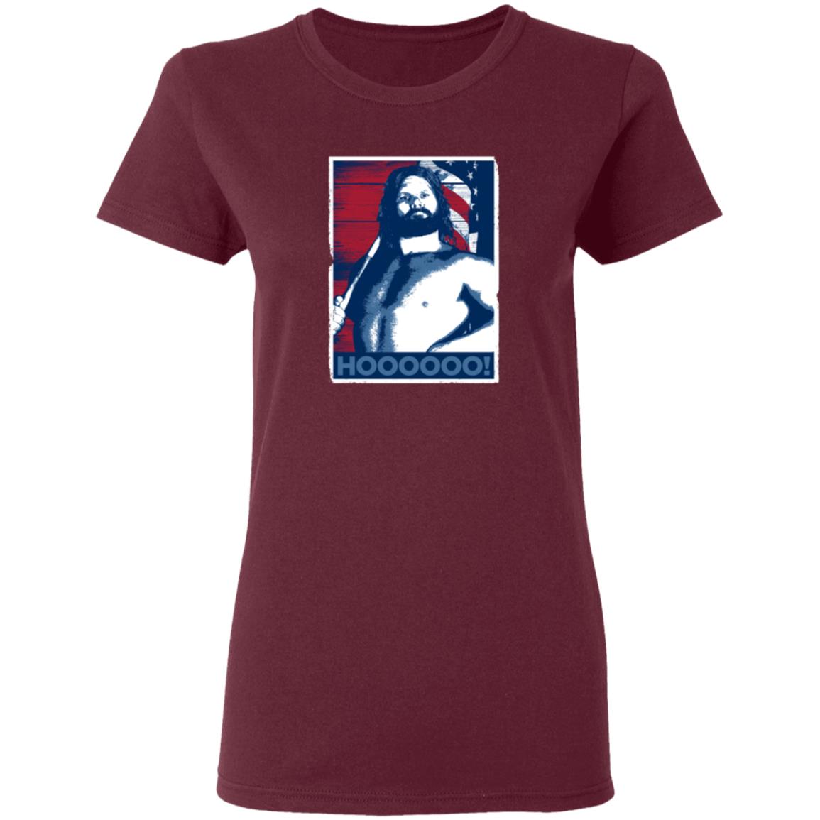 Hacksaw Jim Duggan Merch Hoooooo! Black T Shirt Hacksaw Jim Duggan Merch Hoooooo! Black T Shirt