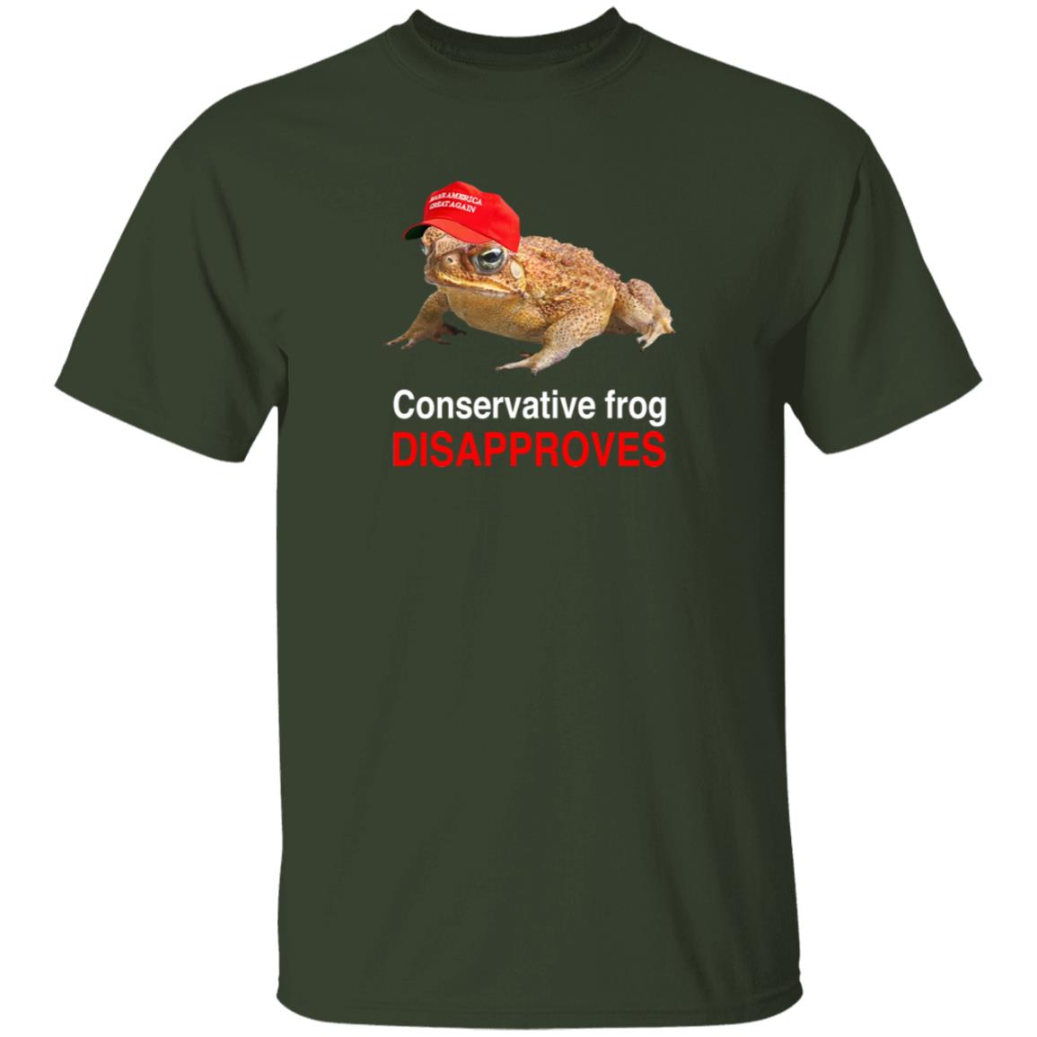 Conservative Frog Disapproves T Shirt McNasty Conservative Frog Disapproves T Shirt McNasty