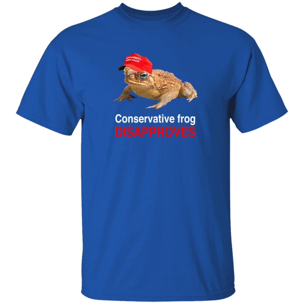 Conservative Frog Disapproves T Shirt McNasty Conservative Frog Disapproves T Shirt McNasty
