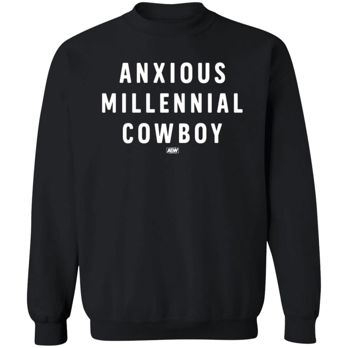 AEW Shop Adam Page Anxious Millennial Cowboy T Shirt AEW Shop Adam Page Anxious Millennial Cowboy T Shirt