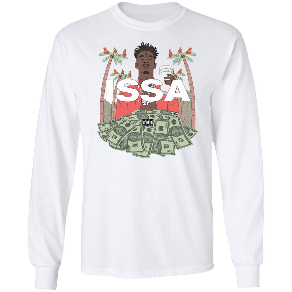21 Savage Merch Issa White T-Shirt 21 Savage Merch Issa White T-Shirt