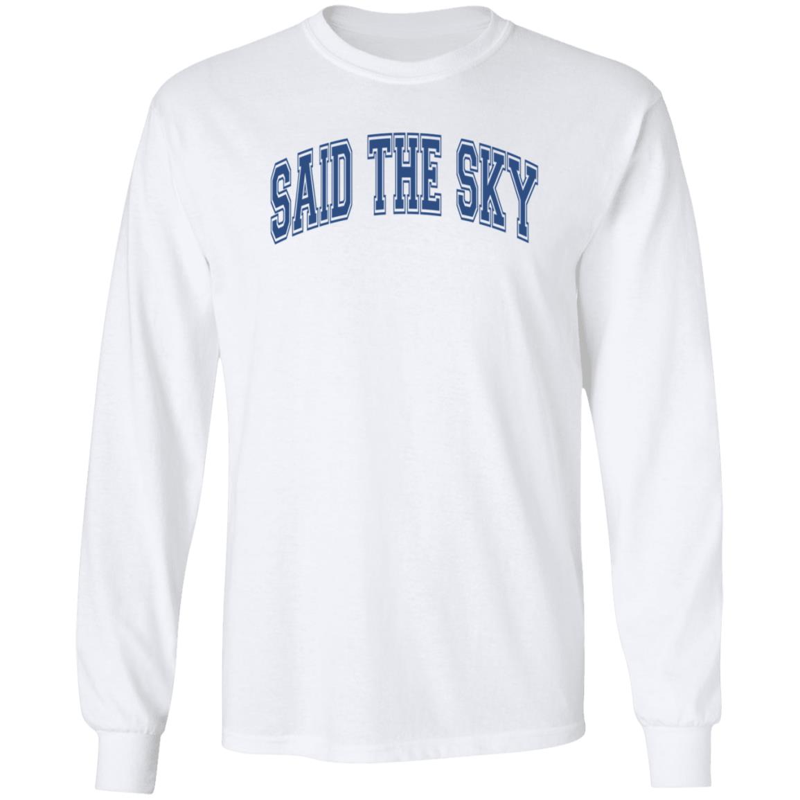Said The Sky Merch Sts Collegiate Drop Shoulder Hoodie Said The Sky Shirt Said The Sky Merch Sts Collegiate Drop Shoulder Hoodie Said The Sky Shirt