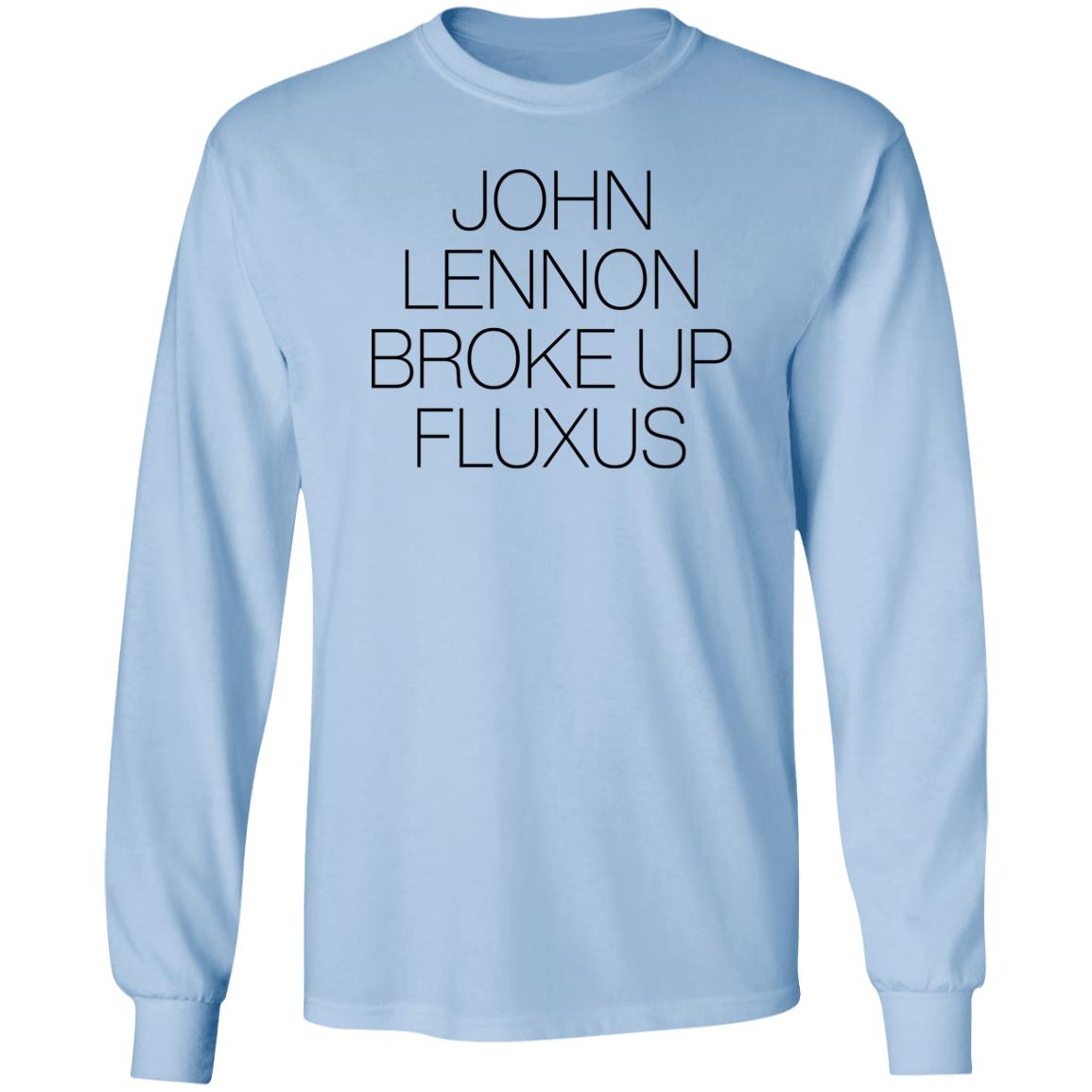 John Lennon Broke Up Fluxus T Shirt John Lennon Broke Up Fluxus T Shirt