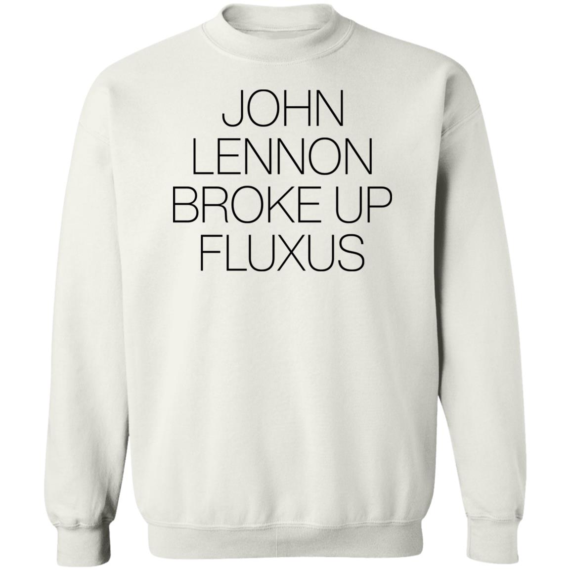 John Lennon Broke Up Fluxus T Shirt John Lennon Broke Up Fluxus T Shirt