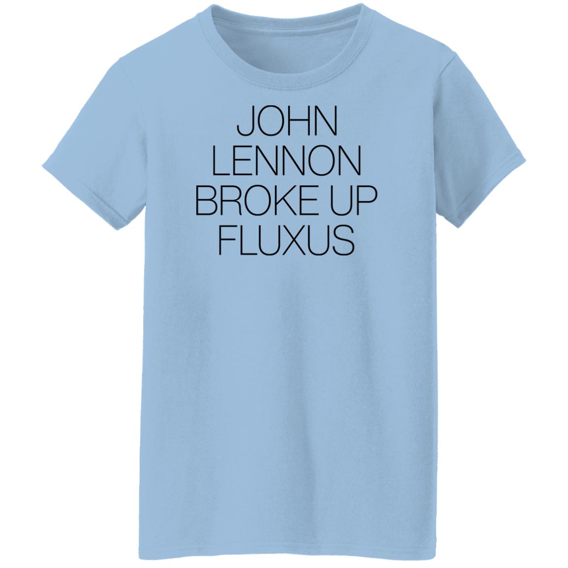 John Lennon Broke Up Fluxus T Shirt John Lennon Broke Up Fluxus T Shirt