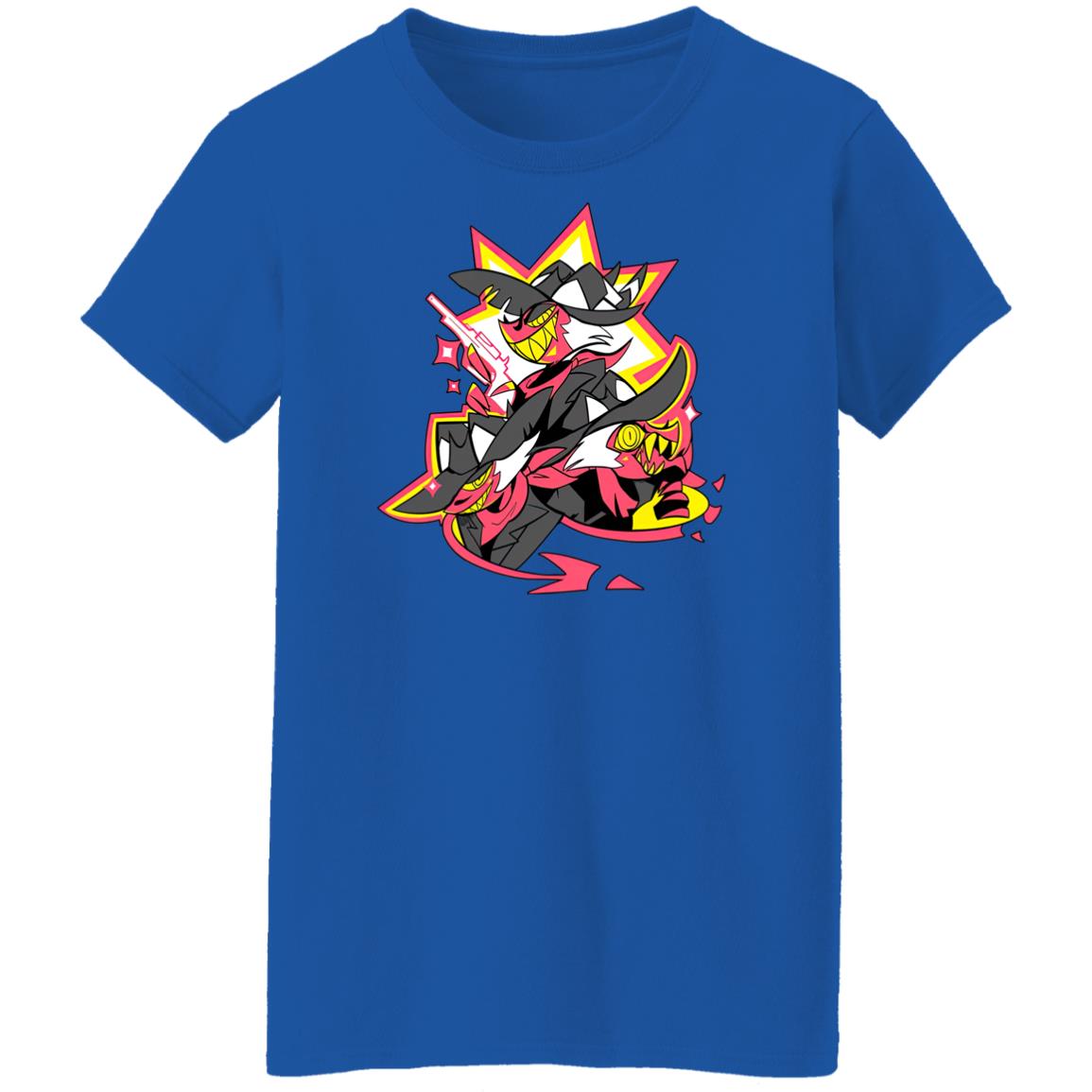 Hazbin Hotel Faces of Striker Shirt Shark Robot Hazbin Hotel Faces of Striker Shirt Shark Robot